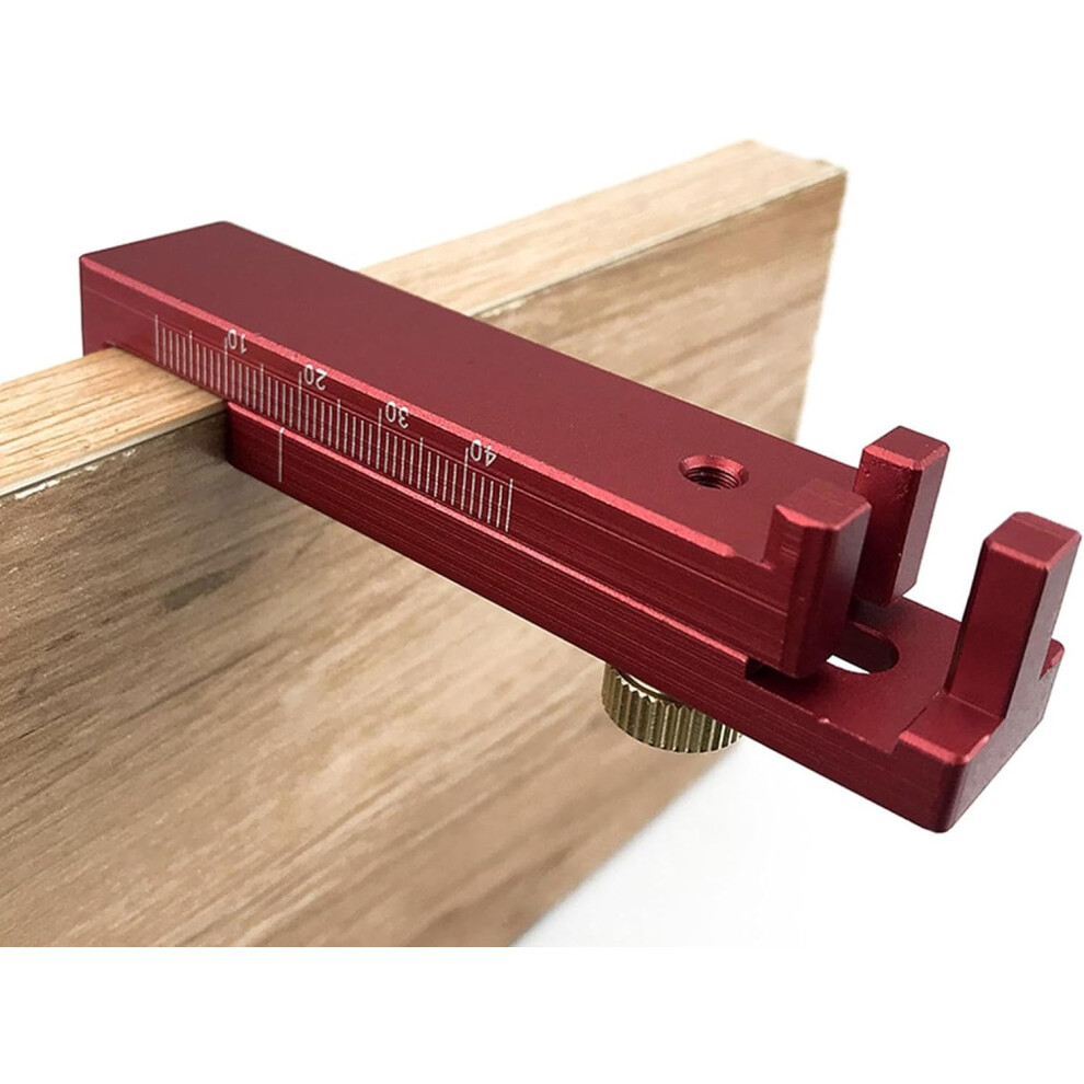 Thickness Gauges | Tiny Wood Tenon Gauge Tool - Woodworking Ruler Table Saw Accessories, Thin Rip Jig Table Saw Jig Guide for Repeat Narrow Strip Cuts