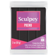 Sculpey premo polymer ovn-bake ler sort ikke-giftig 2 oz. Bar Fantastisk til smykker, der fremstiller ferie DIY blandede medier og hjemme D? Cor