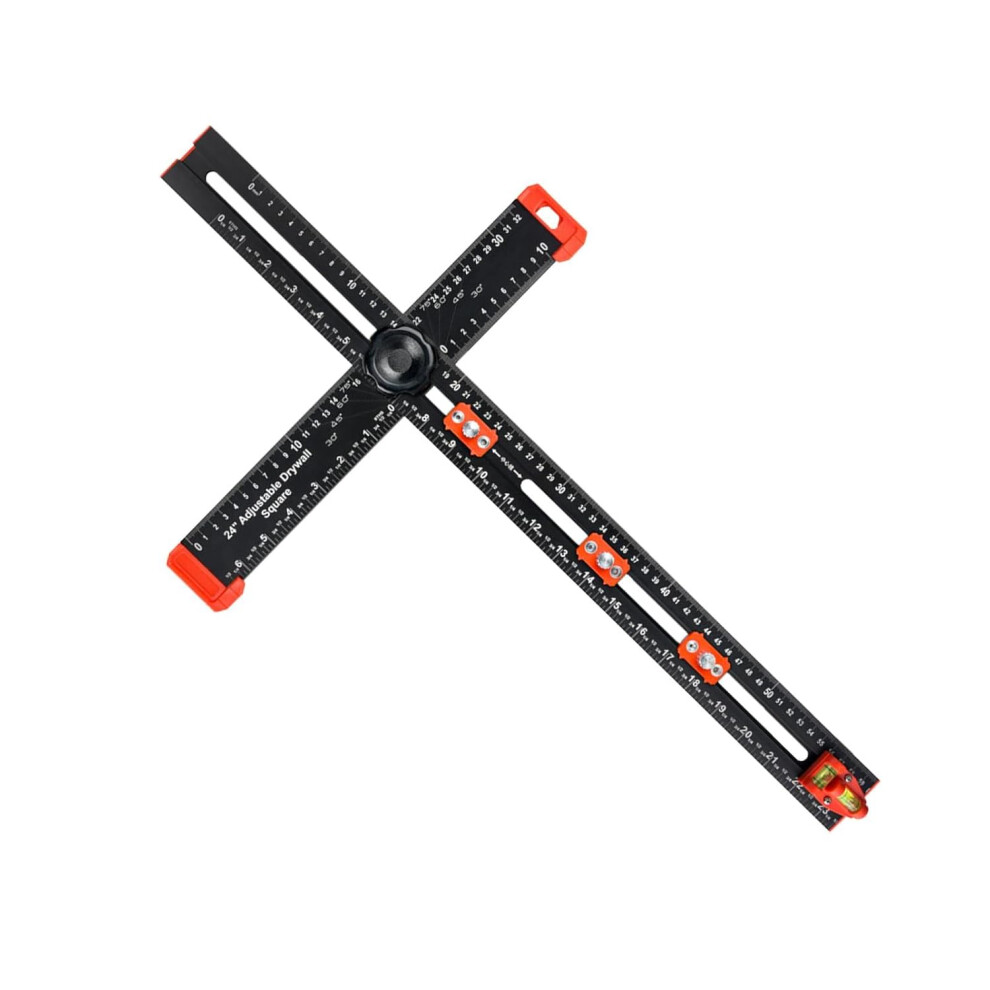 (600) Marking T Square | Cabinet Drilling Template,Cabinet Hardware Clamp, T Square Woodworking Ruler, Precision Drilling Tool Drawing Marking Gauge