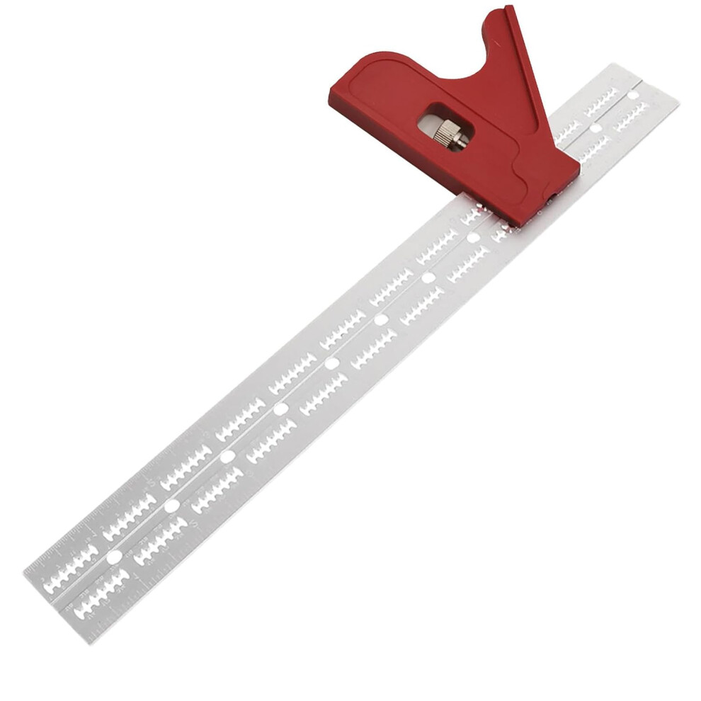 (B) Woodworking Marking Ruler - Professional Carpenter Edge Ruler - Woodworking Positioning Ruler, Multi Angle Measuring Ruler, Carpenter Ruler