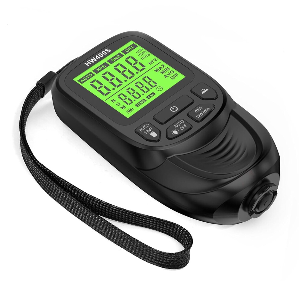 (Black) Coating Thickness Gauge,Portable Paint Thickness Tester - Paint Thickness Gauge, Paint Meter For, Paint Thickness Meter With Digital Display Black