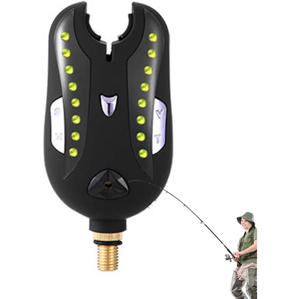 (Yellow) Fishing Bite Alarms | Fishing Bite Audible Alarm,High-sensitivity Sensor Fishing Sensor Alarm For Reservoir Fishing