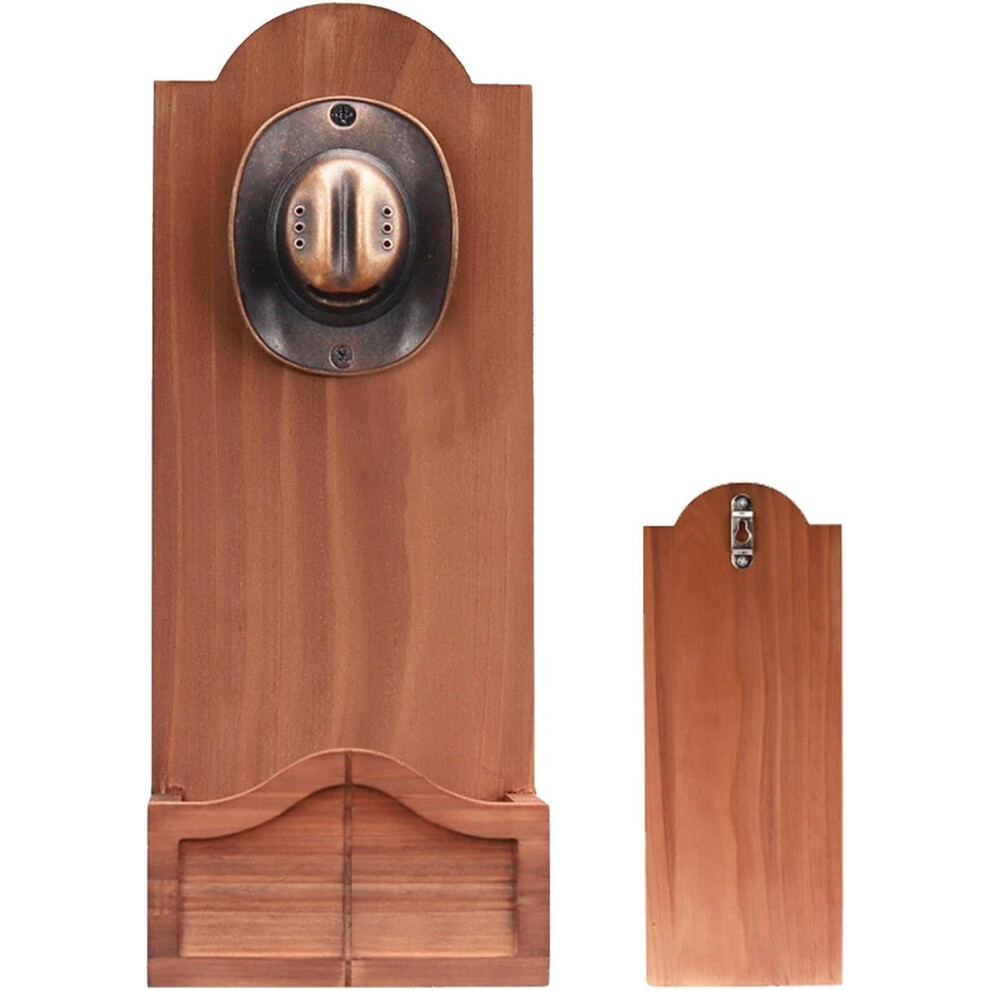 Bottle Opener Wall Mounted,Bar Wall Beer Opener | Cool Gadgets Bottle Opener Catcher, Beer Accessories Rustic Wood Bar Decoration for Housewarming