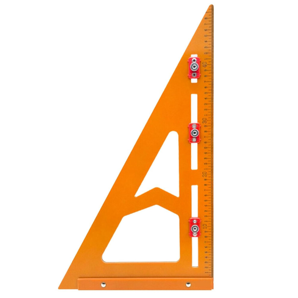 (Two-in- bakelite ruler 300*530) Positioning Triangle Ruler, 15-21" 2-in-1 wood Rafter Square Layout Tool, Framing Square Triangle Ruler Measuring, Positioning Precision Marking