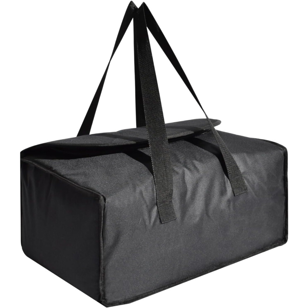 Insulated Bag,Insulated Food Bag with Zippered Top - Foldable Large Catering Container, 47x36x21cm Takeaway Transport Box for Grocery Shopping
