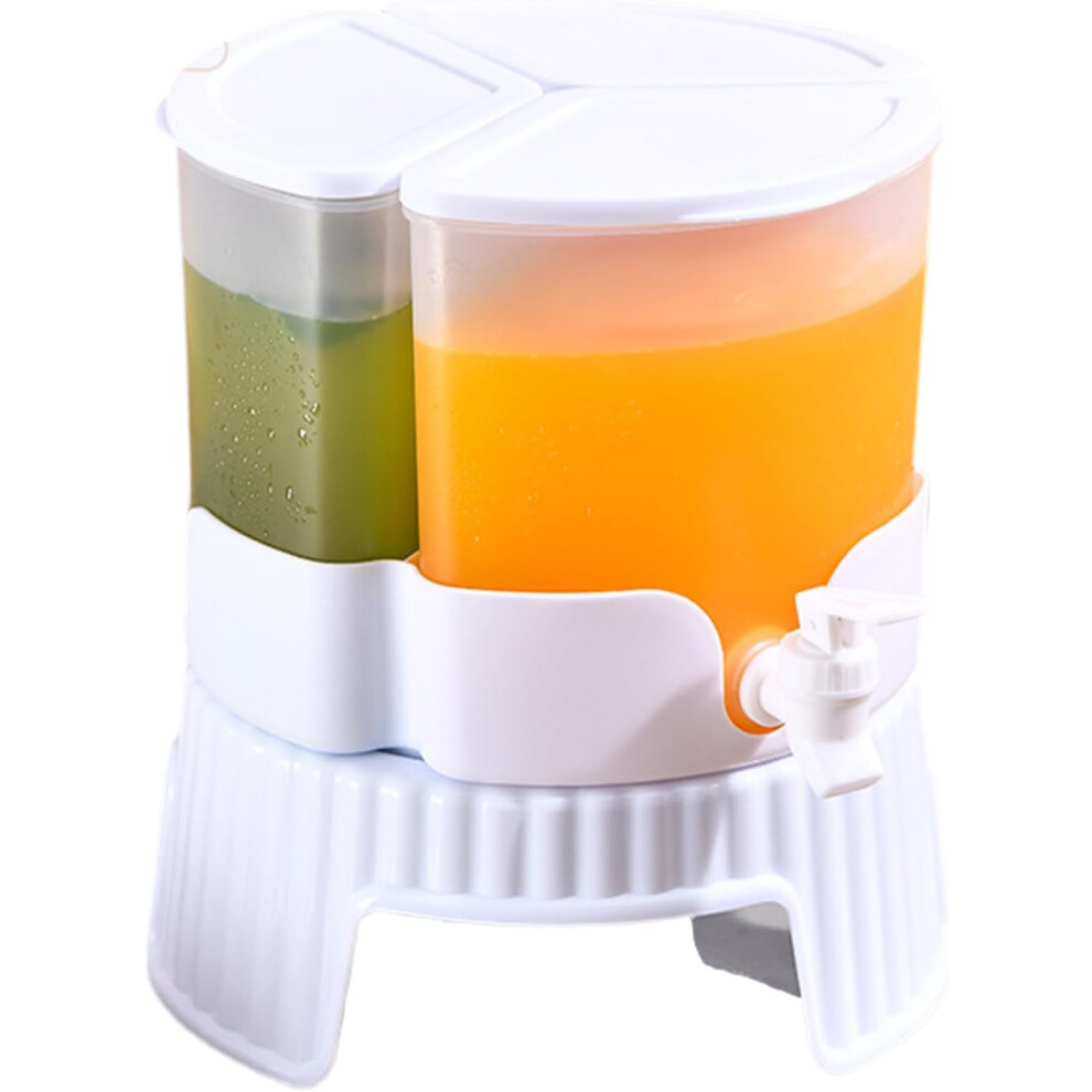 Fridge Liquid Dispenser for Drinks, Refrigerator Beverage Liquid Drink Container, Large Capacity Juice Tea Dispenser Water Milk Lemonade Holder Jug