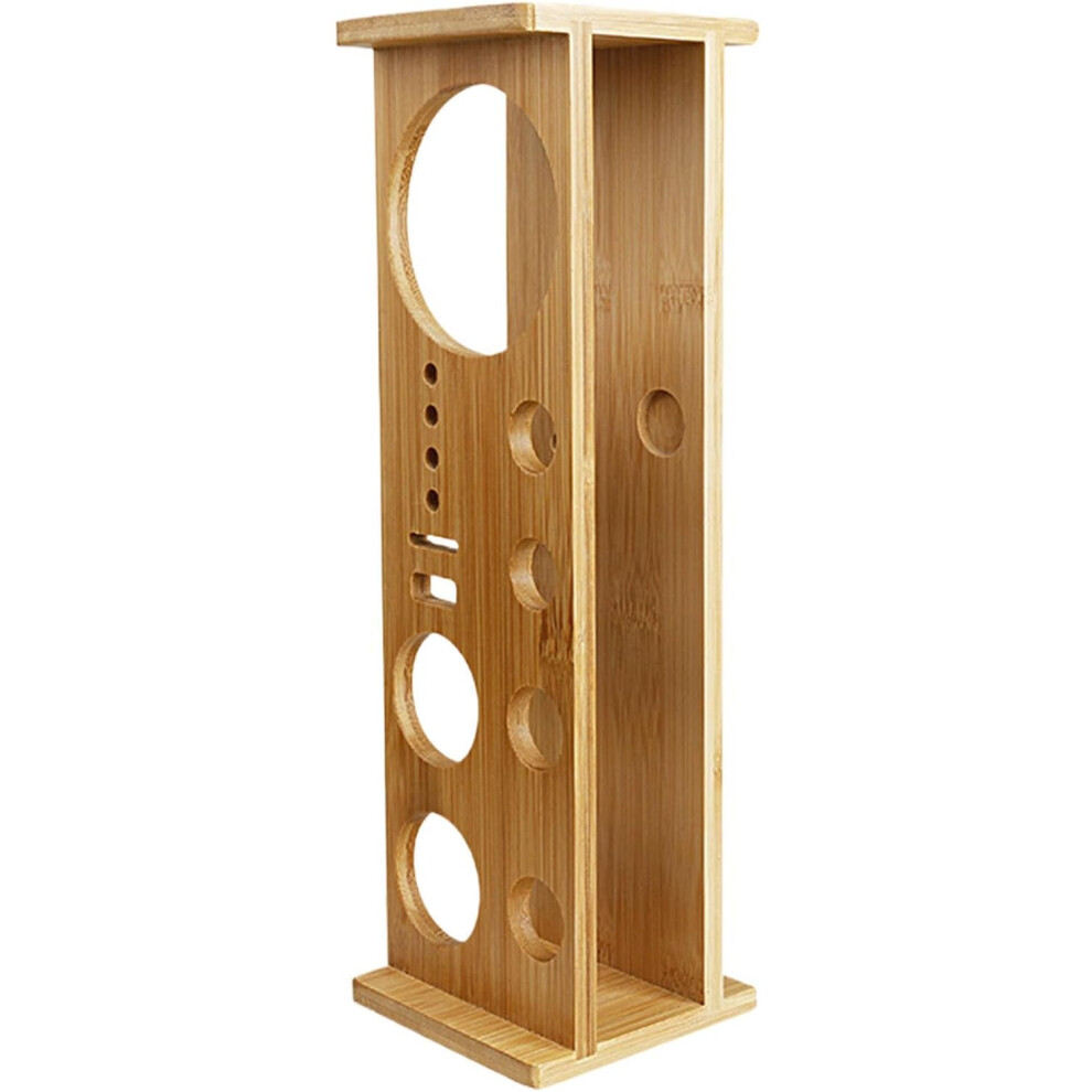 Cocktail Shaker Set Holder | Wooden Bartending Tool Storage Rack - Wood Drink Tool Barware Tool Stand For Bartender Kit Storage Display