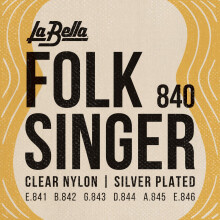 La Bella 840 Folksinger Średnia struna do gitary klasycznej 29-44
