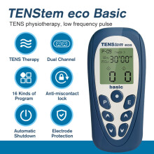 Tens Unit Muskelstimulatorgerät – Zweikanaliges elektronisches Impulsmassagegerät, Tens EMS-Gerät gegen