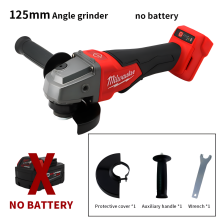 (125 mm ohne Batterie) Milwaukee 100/125 mm bürstenloser Winkelschleifer, Polier- und Schneidemaschine,