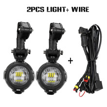 (Licht- und Relaiskabel)LED-Zusatzscheinwerfer + Montagesatz für BMW-Scheinwerfer GS 1200 1250 F800GS