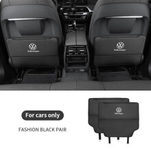 (Schwarz) Autositz-Rücken-Aufbewahrungstasche, Schutz, Anti-Kick-Pad für Volkswagen GTI Golf 8 Tiguan