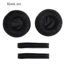 (Ensemble noir) Coussinets d'oreille en mousse éponge souple Fistar pour Sennheiser PX100 PX100-II PX200