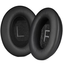 (Schwarze Ohrpolster)Ohrpolster für Bose QuietComfort 45 QC45 Kopfhörer, Ersatz-Kopfbandkissen und Schutz