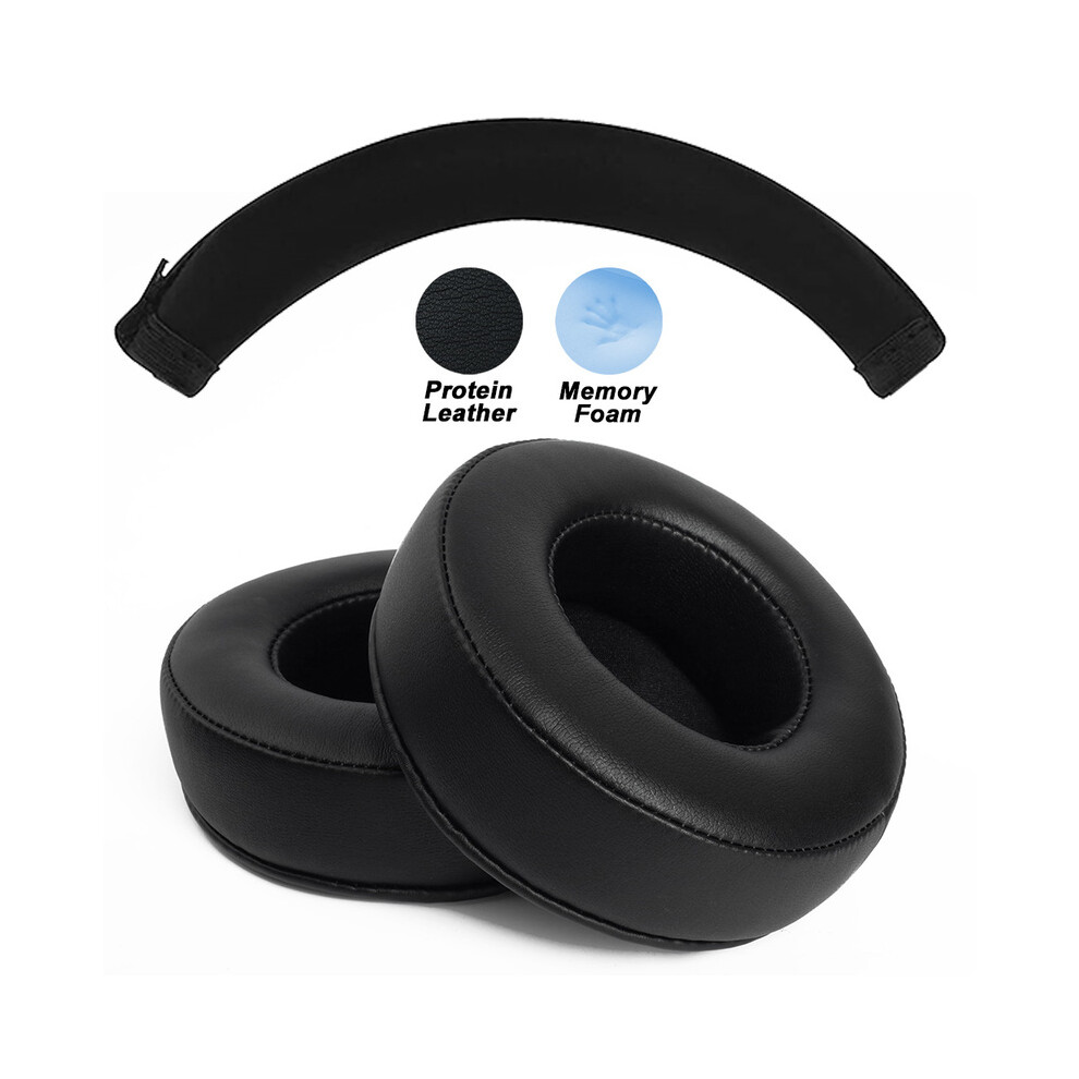 Coussinets d'écouteurs (combinés en cuir) pour casque OneOdio Studio PR0 10/H/30/50/C/M Monitor 60