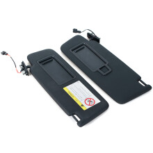 (1 paire) Pare-soleil noir pour Volkswagen VW Golf 7 MK7 GTi Superb3, panneau de pare-soleil avant de