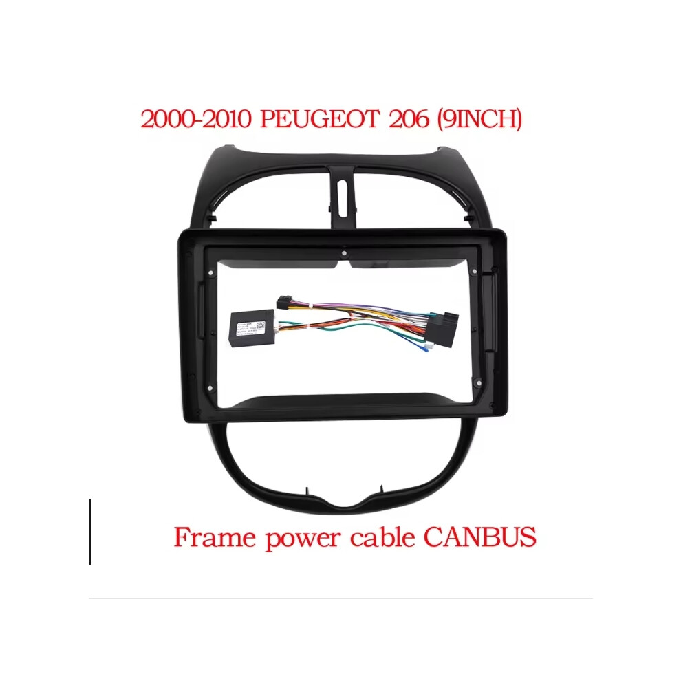 (Cornice Canbus) Cornice Per Cruscotto Auto 2 Din Da 9 Pollici Cornice Per Dvd Per Auto Cornice Per