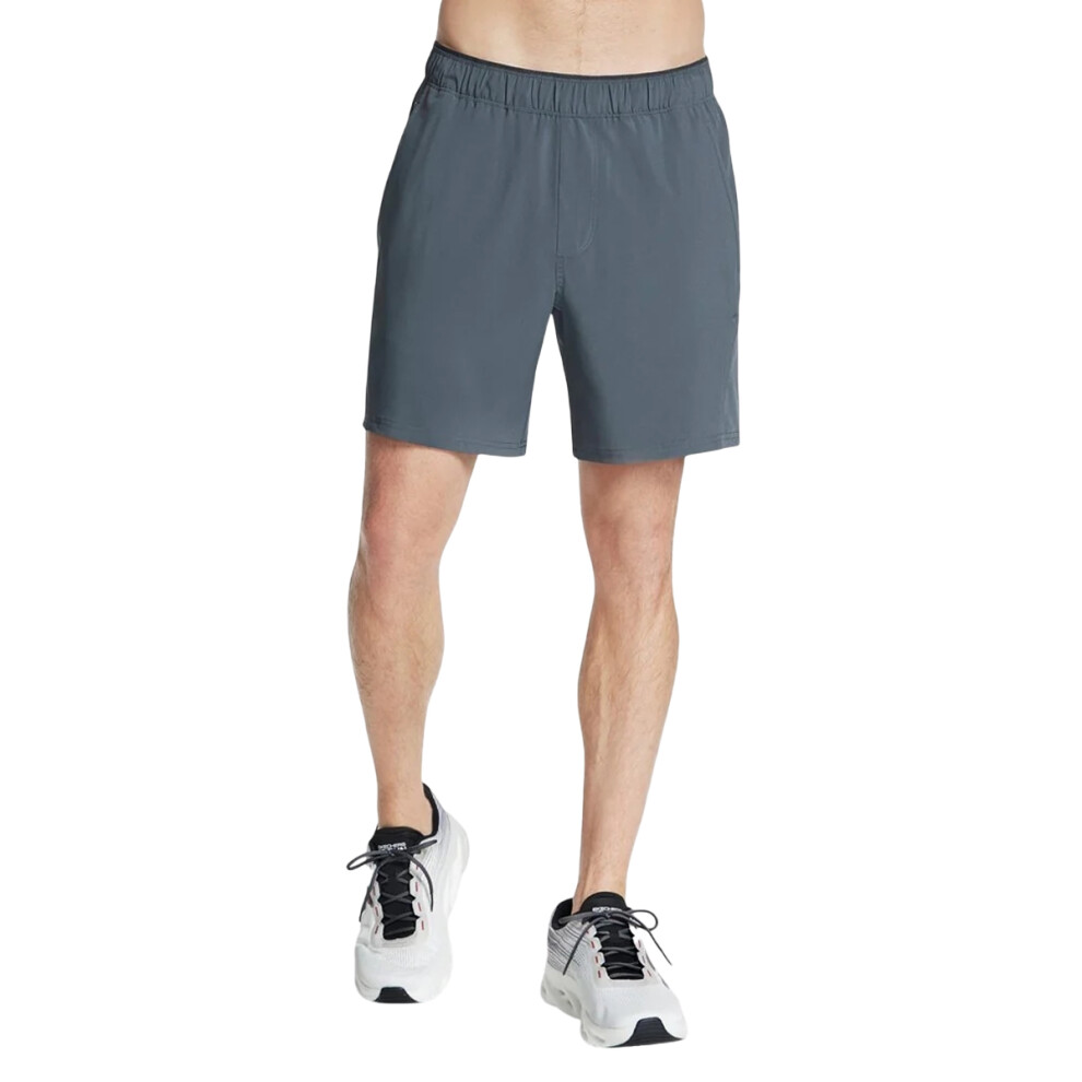 (XXL, Black/Charcoal) Skechers Mens Premier Shorts-image-OPC-PGWZ8QB-NEW