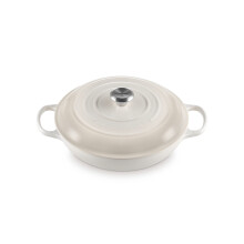 Le Creuset Enameled Cast Iron Signature Braiser 3.5 qt. Meringue