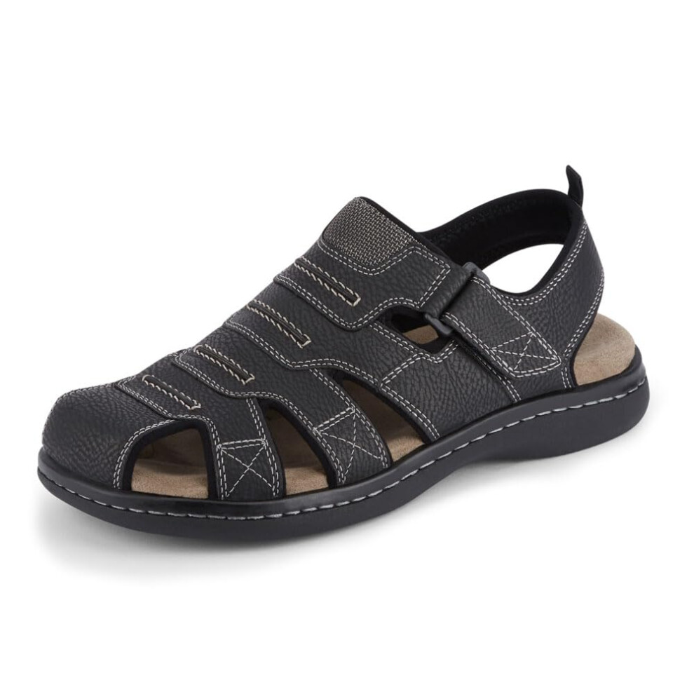 Dockers Men's Searose Fisherman Sandal Black 15 Wide