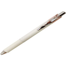 Pentel EnerGel CLENA -nestemäinen geelikynä, mikrokuituinen, ohutkärkinen, 0,5 mm:n neulakärki, musta muste, klassisen pinkki runko (BLN75LP-A)