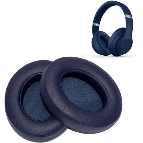 Coussinets d'oreille (bleus) compatibles avec les casques Beats Studio 3 Studio 2 Wireless B0500 B0501 1