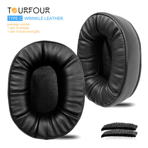 Coussinets d'oreille de remplacement (type C WrinkleLeather) pour casque Harman Kardon FLY ANC