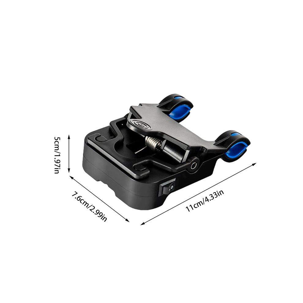 (A) Calibrateur de selle de vélo Outil de vélo Guidon de vélo Aligneur laser Ajusteur central de selle