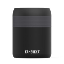 Caja de Almuerzo - KAMBUKKA - Bora - 600ml - Hermética - Negra
