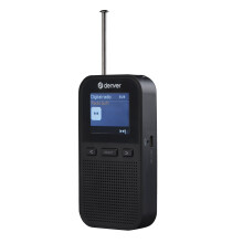Draagbare Radio - DENVER - DAB+/FM - Zwart - Radio-ontvanger - Hi-Fi Audio