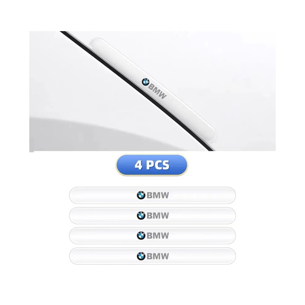 (BMW-4 Pezzi) Adesivo Protettivo Antigraffio Per Maniglia Della Portiera Dell'auto, Adesivo Trasparente