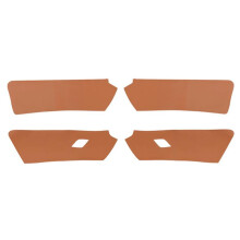 Rivestimento para panel porta en microfibra (marrón) para VW Golf 7 2014, 2015, 2016, 2017, 2018,