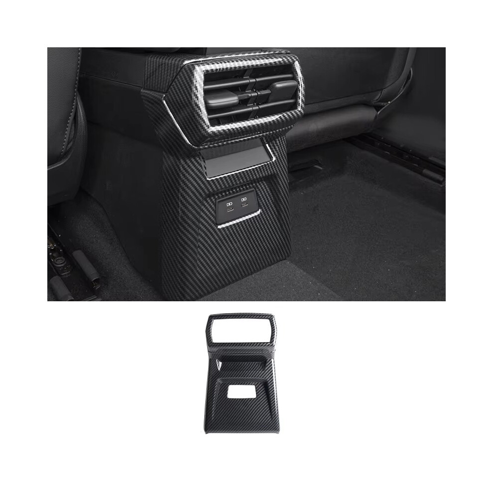 (Cadre de sortie arrière) Pour Audi A3 2021 2022 2023 2024 Modification intérieure en fibre de carbone