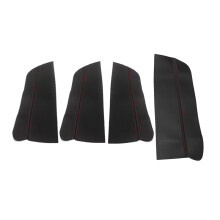 (Bracciolo portiera nero-R) Para VW Jetta MK6 2012 2013 2014 Pannello bracciolo portiera auto en microfibra