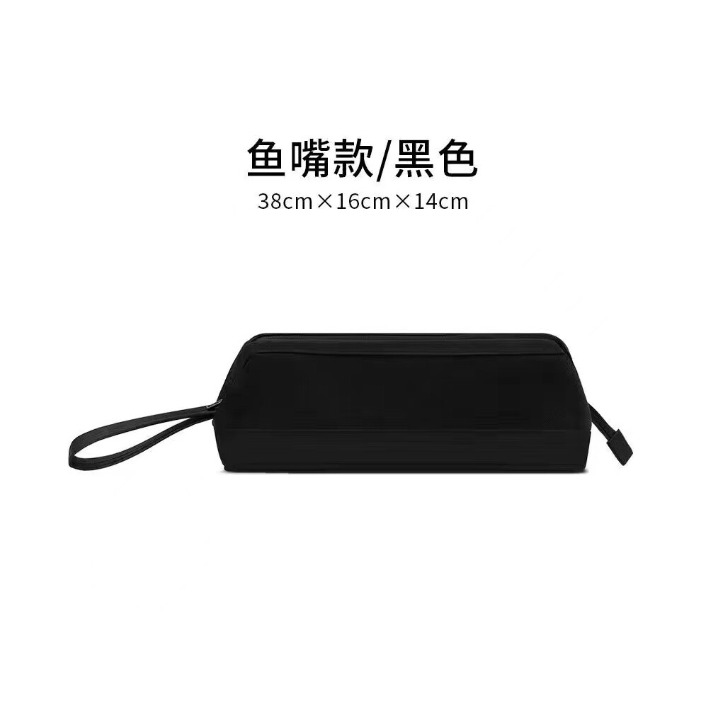 (Noir-A) Sac de voyage anti-poussière pour sèche-cheveux, bigoudi, lisseur, protection portable, rangement