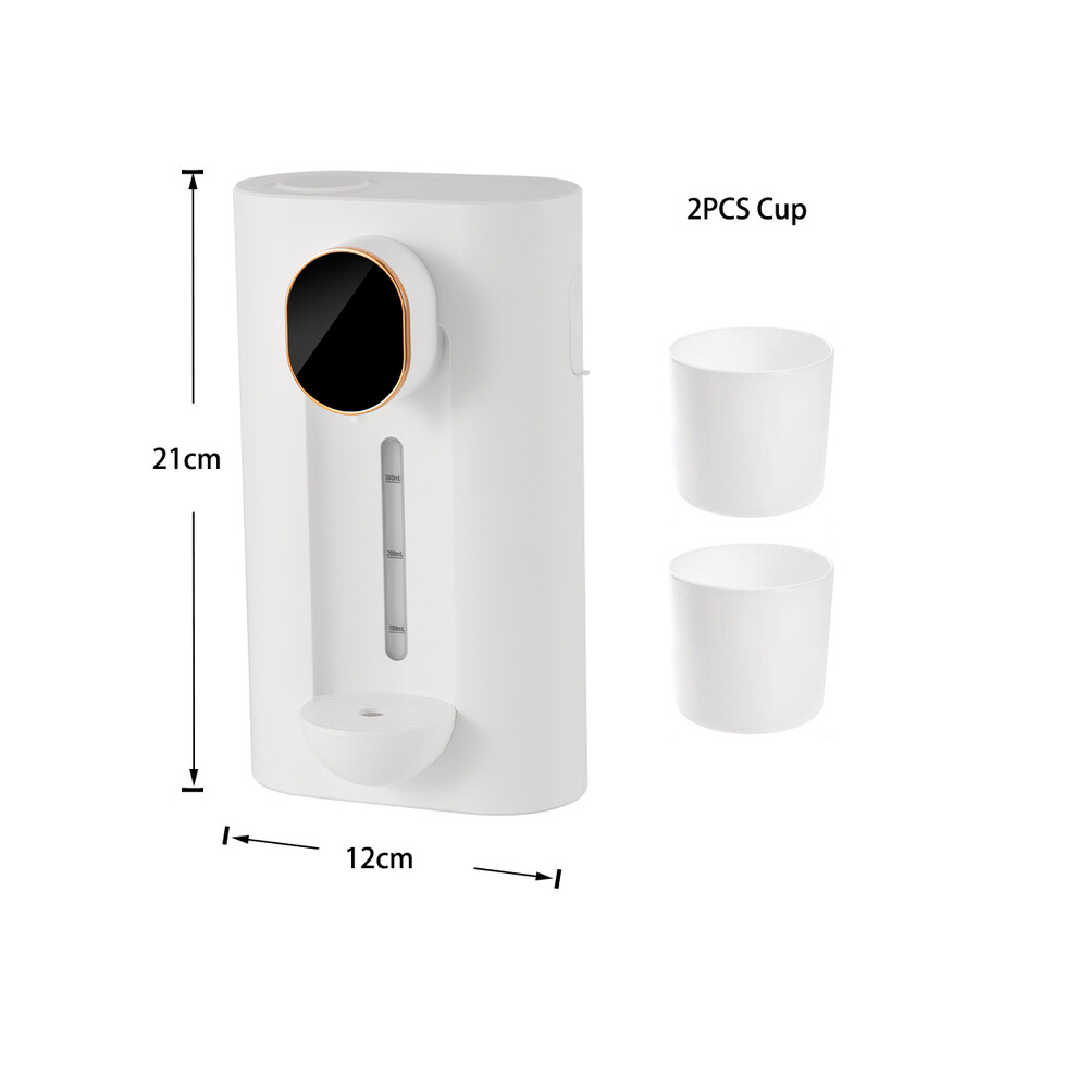 (Blanc - 540 ml) Distributeur automatique de bain de bouche mural 540 ml avec capteur infrarouge