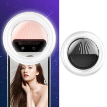 RK34 Live Beauty Selfie Fill Light, wiederaufladbares Modell (Farbe: Schwarz)