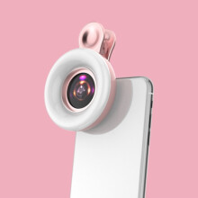 Handy-Makroobjektiv Beauty-Selfie-Fülllicht (pink)