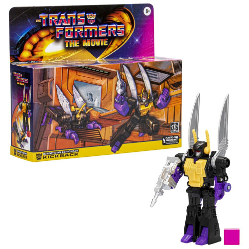 Hasbro Transformers: Elokuvahahmo Retro Kickback 14 cm