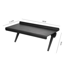 (C02-26x11.5cm) Verstelbare tv-schermplank, computermonitor, desktopscherm, opbergrek, tv-box