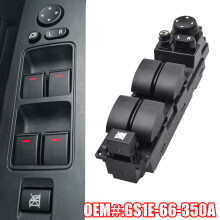 Interruttore alzacristalli elettrico Master per Mazda 6 GH 2007 2008 2009 2010 2011 2012 2013 GS1E66350A