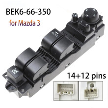 BEK6-66-350 Autozubehör für Mazda 3 2011 2012 2013 2014 2015 Fahrerseite elektrischer Hauptfensterheber