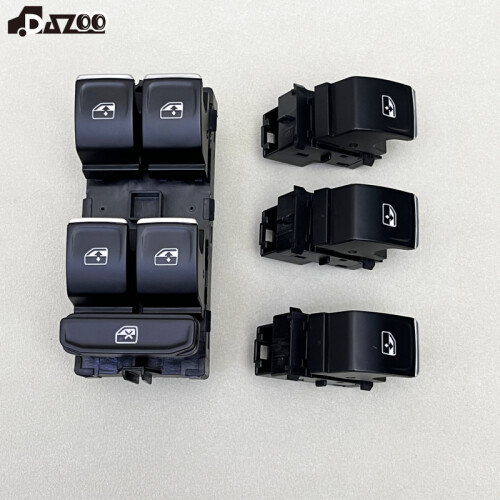 (4PCS)For VW Golf 7 MK7 Master Window Control Switch Window Control Switch White background 1