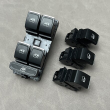 (4PCS)For VW Golf 7 MK7 Master Window Control Switch Window Control Switch White background