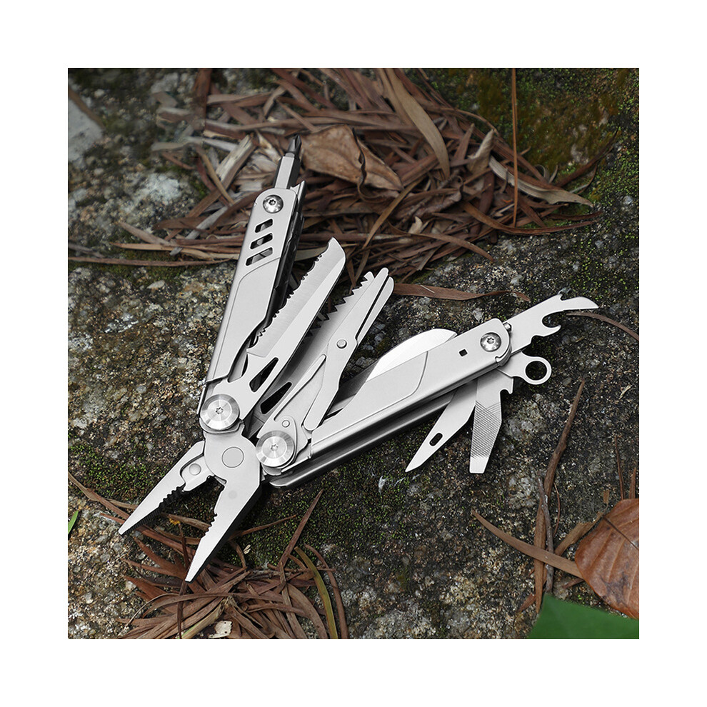 (Multitool)16 IN 1 Steel Multifunctional Folding Knife Tactical Pliers Camping Multitool Emergency Equipment
