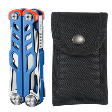 (dark blue)Outdoor Camping Knife Plier Multitool Multifunctional EDC Tools Folding Pliers With Scissors