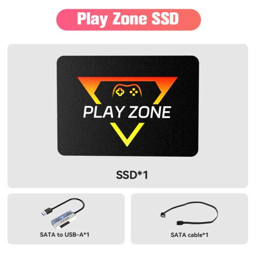 (Only 1TB SSD-1TB)PlayZone 1TB Portable External Game SSD Handheld Game Console For Xbox/PS4/PS3/PS2/Switch 1