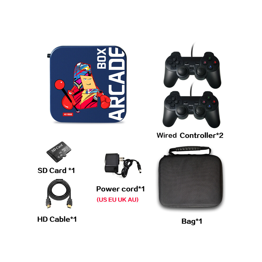 (Kabelgebundener Controller-Eu-Stecker) Arcade-Box-Spielekonsole Für Ps1/Dc/N64 Retro Game Super Console