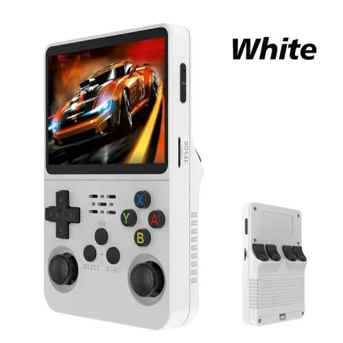 Console de jeux vidéo portable rétro ARKOS R36S (blanche), système Linux, écran IPS 3,5 pouces, R35s 2