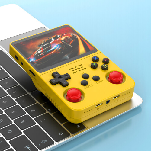 (Wit 64G) R36S Open Source Retro Handheld Game Console Linux Systeem Kind Draagbare Pocket Videospeler 2